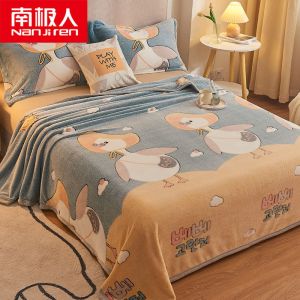 珊瑚绒毯子盖被法兰绒毛毯双人单人床单单件空调午睡毯被子