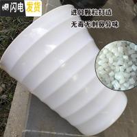 三维工匠超特大号螺纹型花盆盆景果树大型植物落地高筒加厚仿陶瓷塑料花盆 黑色4个+托+送肥+工具+壶 小花盆容器