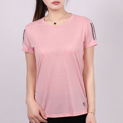 ADIDAS阿迪达斯短袖T恤跑步运动休闲速干透气圆领女装FM5813 Z