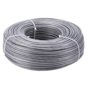 迅众 10米起拍白色透明钢丝绳镀锌钢丝绳包塑细软大棚百香果猕猴桃葡萄架晾衣绳