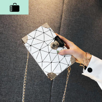 ins同款小包包女韩版单肩斜挎包女学生链条包迷你盒子包小方包潮NEW LAKE女斜挎包