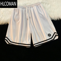 HLCOMAN篮球运动短裤男士夏季薄款外穿中裤美式冰丝速干休闲五分裤子