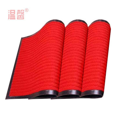 温馨 条纹防滑垫 大红色1.8米宽 米