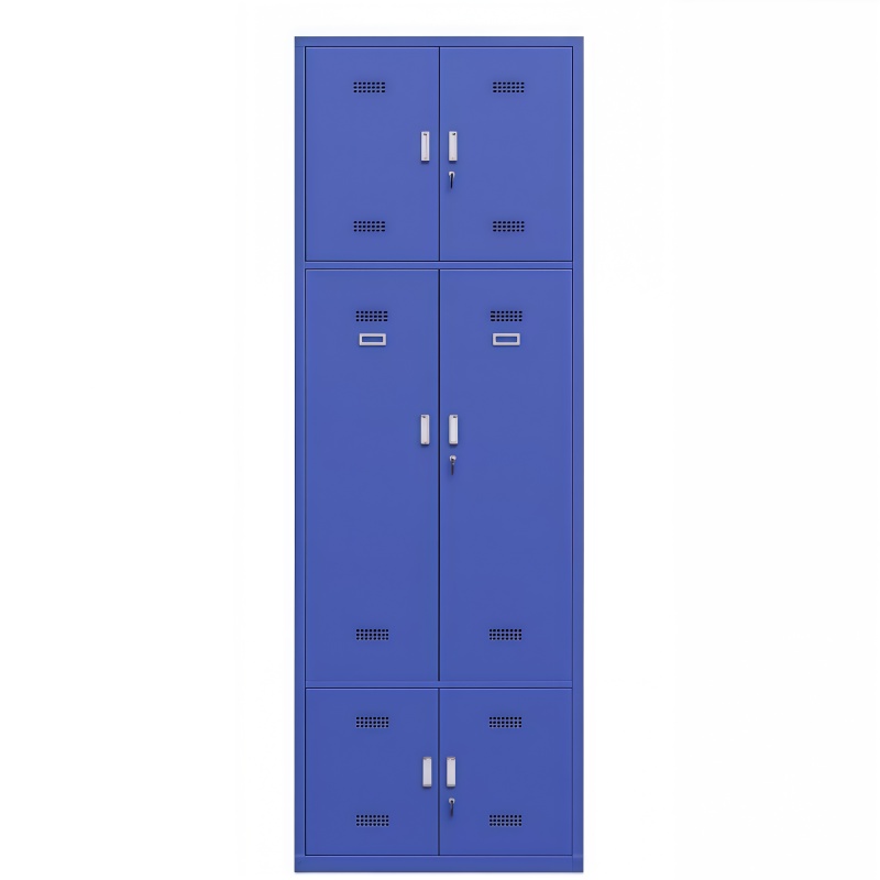 伊洛源 钢制衣柜 六门 台