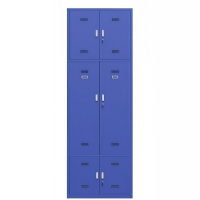 伊洛源 钢制衣柜 六门 台