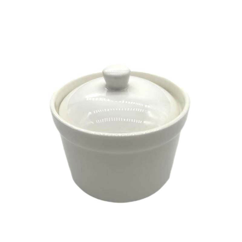 先互丁 陶瓷炖盅汤盅 4英寸(口径10,高9.6cm) 个