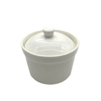 先互丁 陶瓷炖盅汤盅 4英寸(口径10,高9.6cm) 个