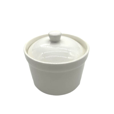 先互丁 陶瓷炖盅汤盅 4英寸(口径10,高9.6cm) 个