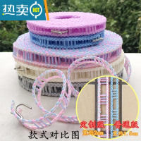 敬平加粗晾衣绳室内户外免打孔凉衣绳防风防滑晾衣服绳子晒挂被子器 欧彩8米定制2.0版 3条(共24米)