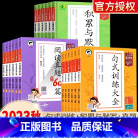 阅读真题60篇[上册] 小学一年级 [正版]2023新版53积累与默写句式训练大全二年级一年级三年级四五六年级上册下册小