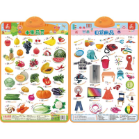 [M]瑞莉兔双面发声大挂图 水果蔬菜 日常用品-9787111666677