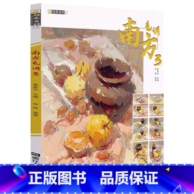 [正版]南方色调3 水粉色彩静物临摹书 水粉画临摹范本 张挺 色彩静物基础绘画教学 水粉入门 美术培训课件 色彩基础