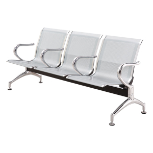 中豫鑫泽 ZYXZ5021030 连排椅机场椅公共座椅长椅等候椅 三人位银灰色