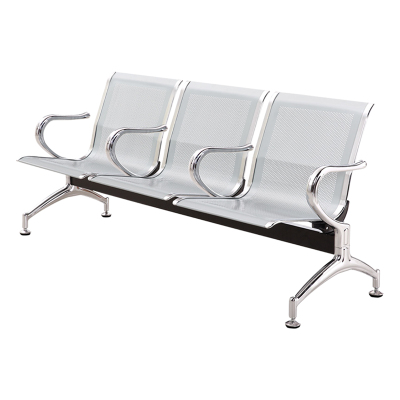 中豫鑫泽 ZYXZ5021030 连排椅机场椅公共座椅长椅等候椅 三人位银灰色