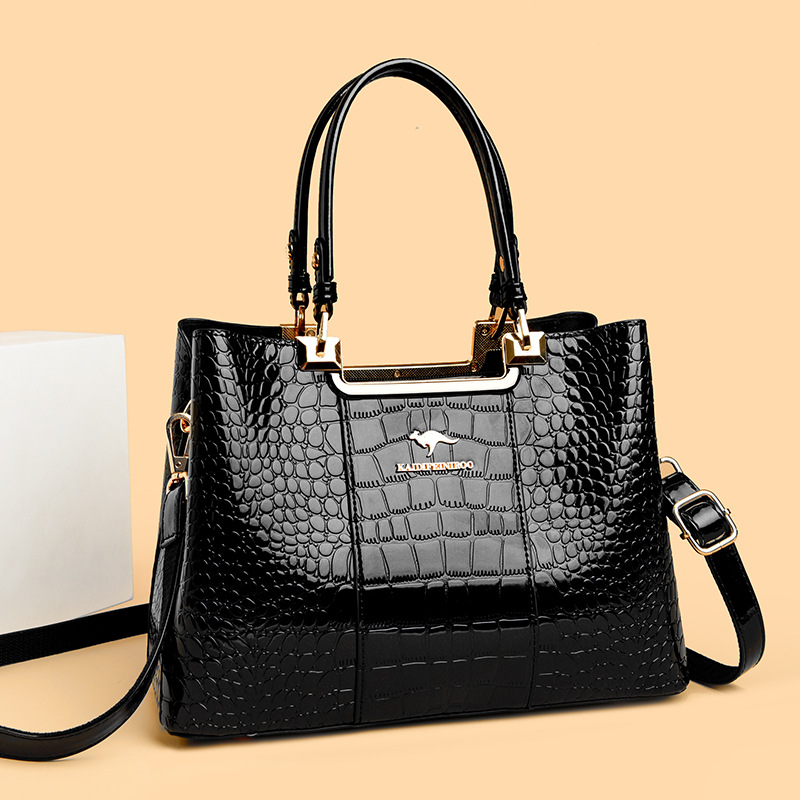 包包女包新款斜挎包单肩包漆皮亮面女士手提包女欧美