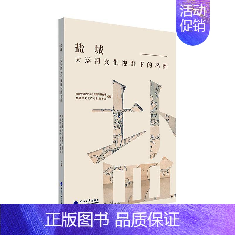 [正版]盐城:大运河文化视野下的名都南京大学文化与自然遗产研究所书店旅游地图书籍 畅想书