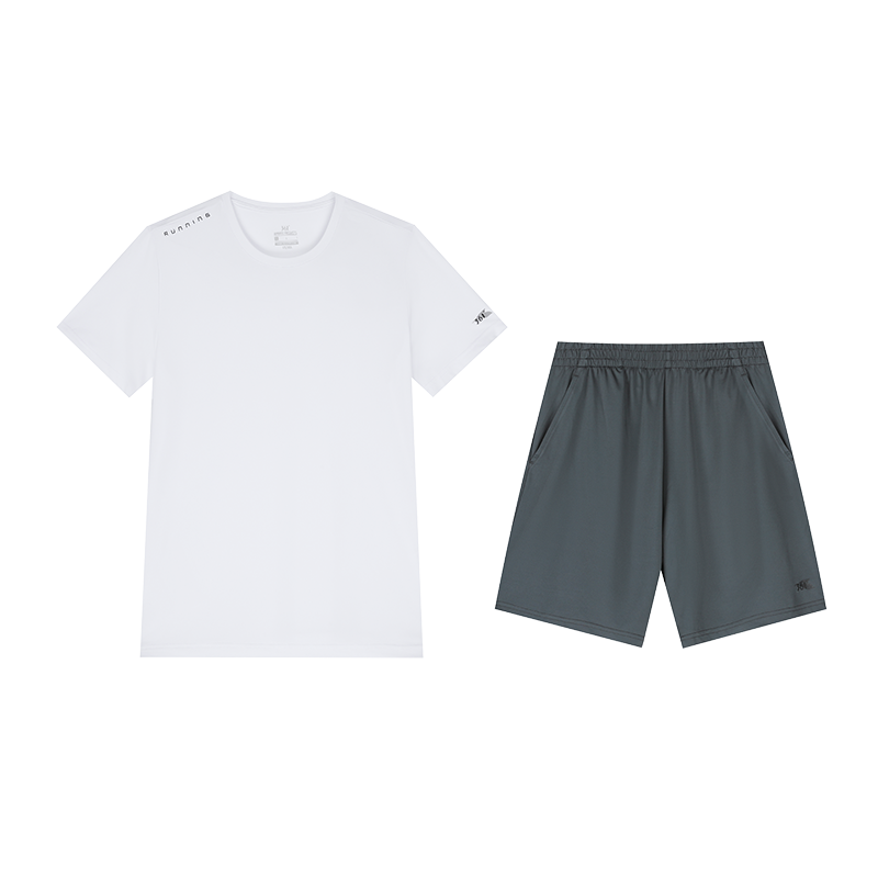 361°运动套装男夏季新款跑步健身锻炼服两件套652524002V