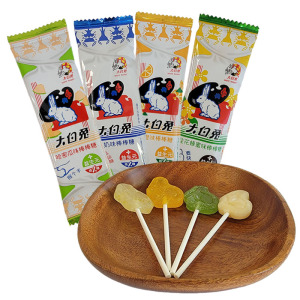 大白兔棒棒糖散装250g婚庆结婚喜糖混合味添加益生元儿童休闲零食