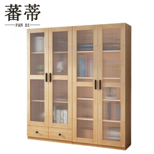 蕃蒂书柜四门二抽套