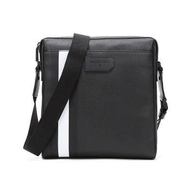 Bally巴利男士PVC单肩斜挎邮差包SKILLOF