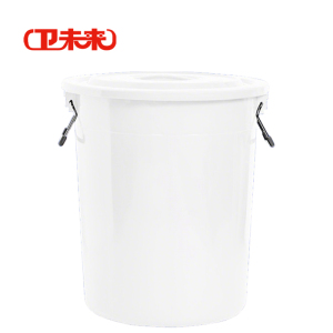 卫未来 家用垃圾桶 白60升加厚 个