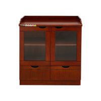 科朔 文件柜茶水柜两门柜资料柜木质办公室茶水柜KS-C0208