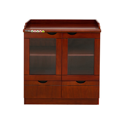 科朔 文件柜茶水柜两门柜资料柜木质办公室茶水柜KS-C0208