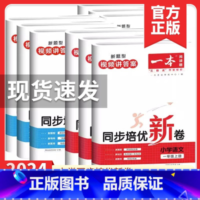 数学 人教版 一年级上 [正版]2024版一本同步培优新卷数学一年级二年级三年级四年级五年级六年级上册数学语文人教版小学