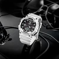 casio官方旗舰店卡西欧运动手表男 限量情侣款太阳能运动防水潮流电子小黑表正品学生石英表男生男士礼物AQ-S810