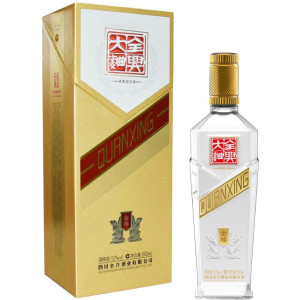 全兴大曲金樽白酒浓香型52度纯粮酒送礼高度口粮白酒礼盒装 500ml 单瓶装