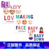 [正版]低幼儿童启蒙纸板书3册 a first book 情绪Making faces emotions 宝贝之爱Ba
