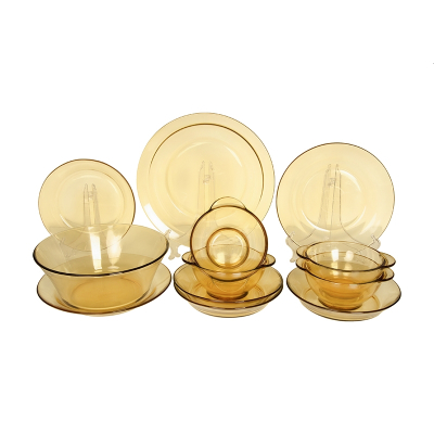 Pyrex餐具Shiny晶耀系列玻璃餐具12a件组PX-SY12A/HP