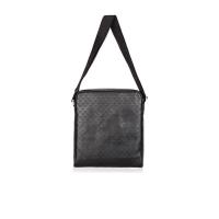 Emporio Armani男士压纹单肩包 可调节肩带拉链开合时尚休闲包