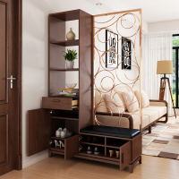 北欧玄关柜隔断柜进鞋柜多功能厅柜简约现代屏风客厅柜间厅柜