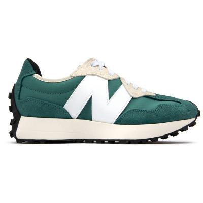 新百伦(New Balance)儿童跑鞋复古潮流拼接橡胶底系带运动休闲鞋