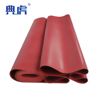 典虎 绝缘胶皮 红色平面5mm 米