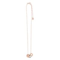 Swarovski玫瑰金合金项链cm吊坠女款cm水晶金属项链