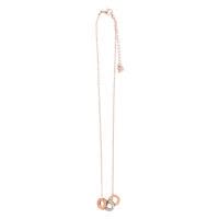 Swarovski玫瑰金合金项链cm吊坠女款cm水晶金属项链