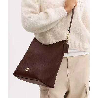 COACH女士单肩斜挎包 Laurel 简约设计皮革大容量单肩斜挎包