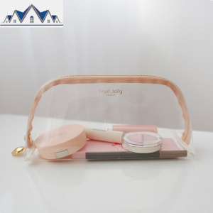 东大化妆包可爱透明 果冻包小号旅行收纳便携洗漱包防水大容量 三维工匠收纳包