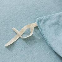 美帮汇全棉被套单件天竺棉针织全棉条纹单双人1.5米被罩200230单套