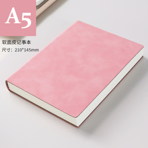 [补贴10%]笔记本子加厚带扣皮质记事本商务人士简约大学生a5会议记录本文艺精致复古日记本办公用超厚工作厚本子皮面