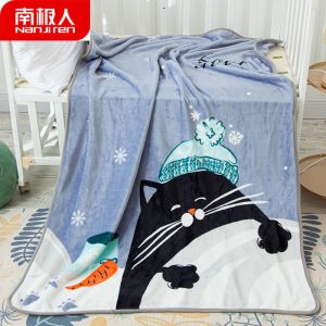 加厚金貂绒儿童毯子幼儿园午休毛毯童毯小被子四季款春夏秋冬季空调薄款被子