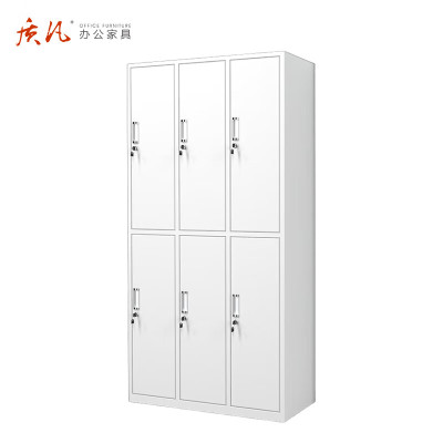 苏宁 质凡 现代简约六门更衣柜ZF-GYG110/900*420*1800mm/台 裸板0.4mm