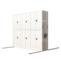 洛泰远 LTY3110812电动密集架移动档案柜钢制轨道密集柜 一列3组2800*560*2360