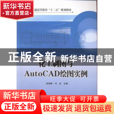 正版 化工制图与AutoCAD绘图实例 张瑞琳,冯杰主编 中国石化出版