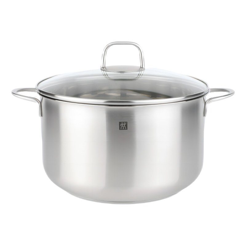 双立人汤锅24cm不锈钢经久耐用导热均匀易清洗1017170