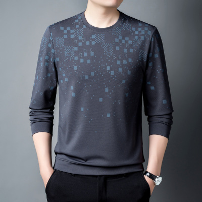 长袖卫衣男士时尚春秋季打底衫韩版宽松体恤上衣秋装潮流男装T恤