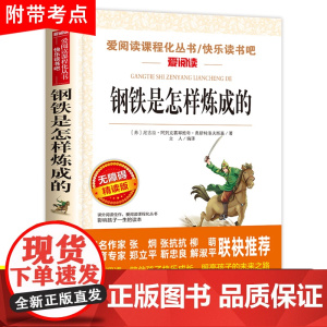 钢铁是怎样炼成的初中正版原著七年级八年级下册阅读名著必读完整版初中生适合看的课外书青少年初二初一课外阅读书籍带批注无删减