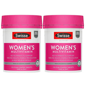 Swisse斯维诗 女士复合维生素片 多维矿物质营养增强免疫健康调理 120粒 2瓶
